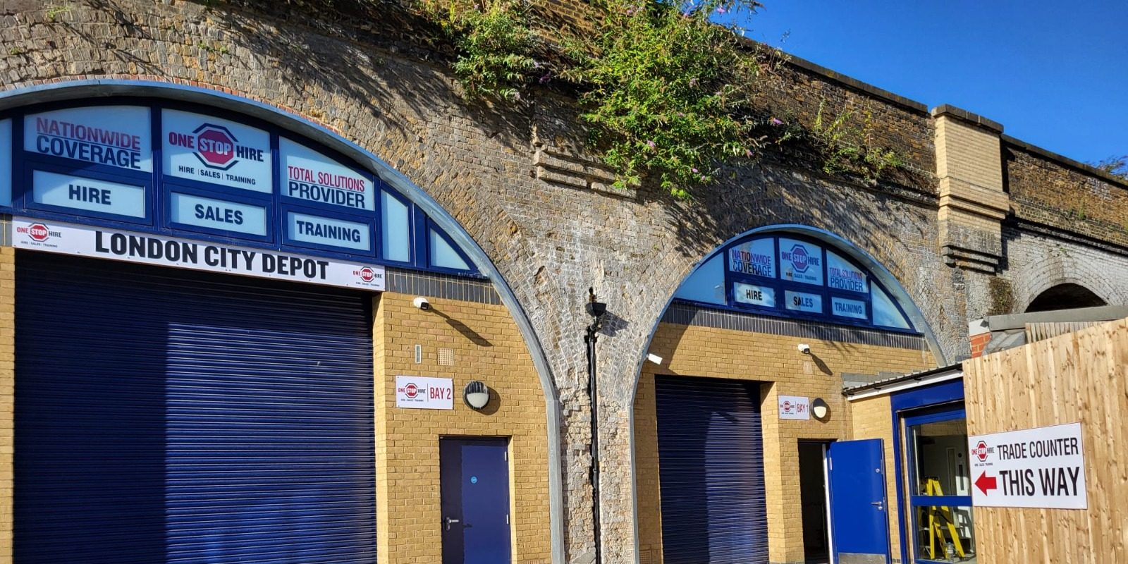 The London City Depot under the railway arches