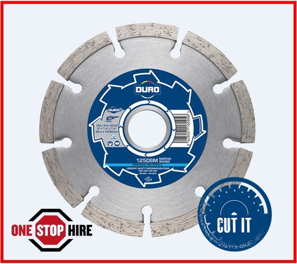 Duro 115mm Mortar Raking Blade