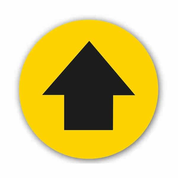 Directional Arrow (Floor Graphic) Dia 200mm