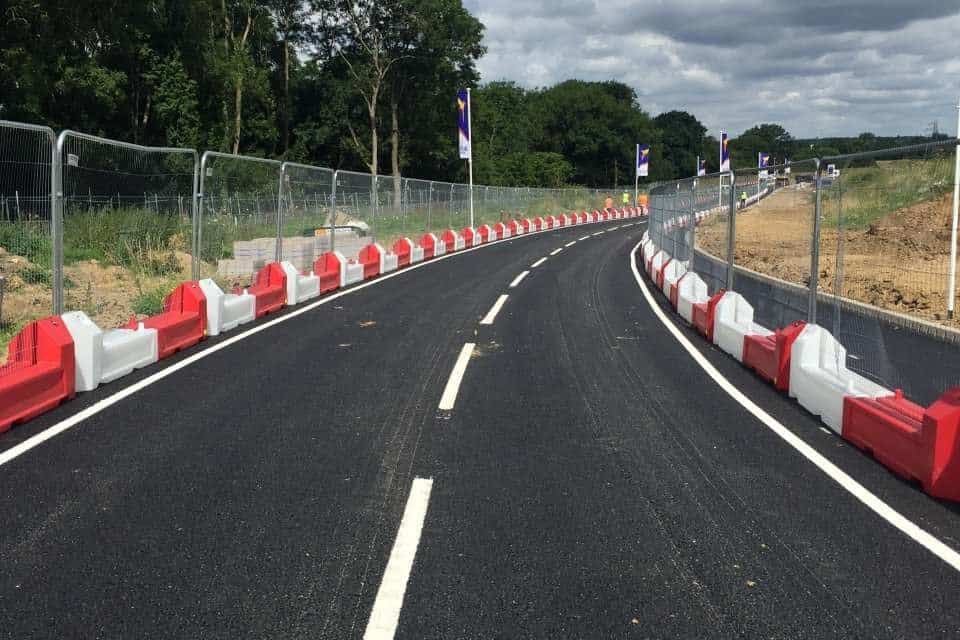 Slot Block Barrier Fence Base