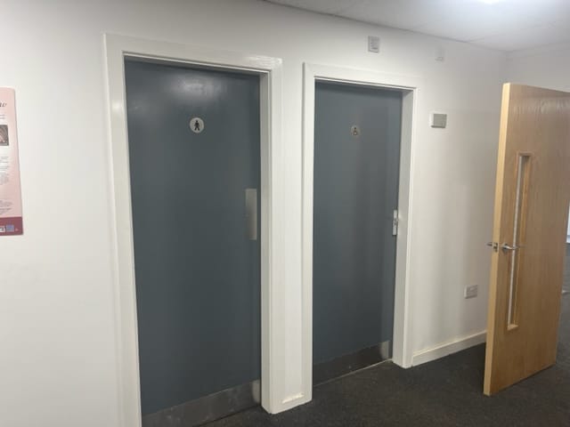 Sunderland training centre - toilets.