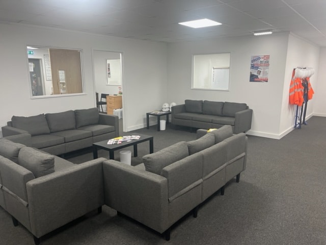 Sunderland training centre - lounge space.