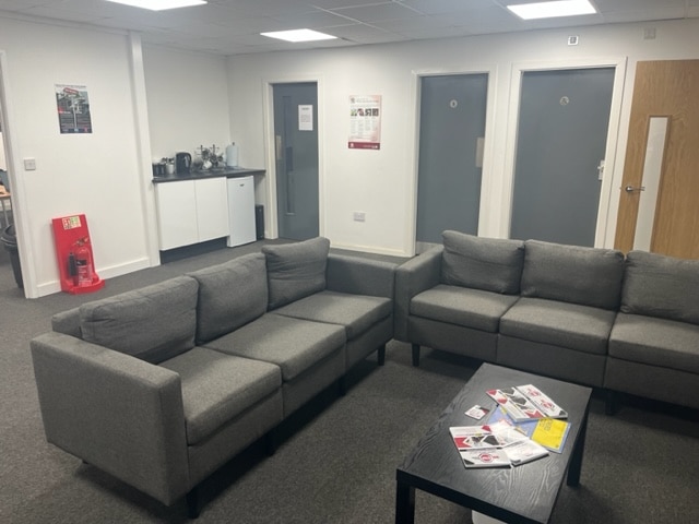 Sunderland training centre - lounge space.