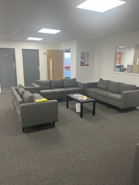 Sunderland training centre - lounge space.