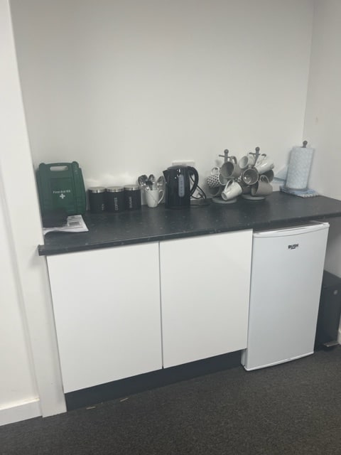 Sunderland training centre - kitchen space.