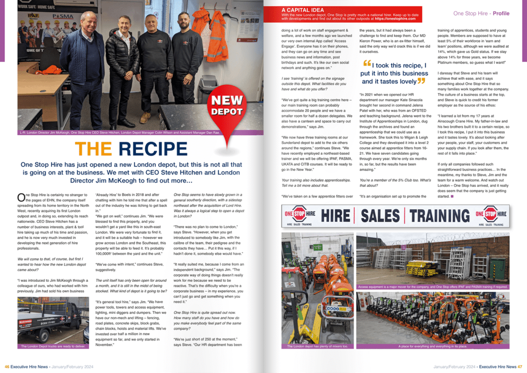 Executive Hire News Article