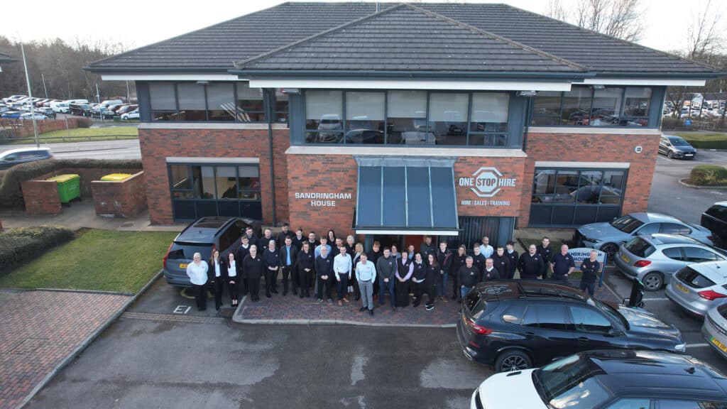 The team outside Sandringham House, our Chorley head office