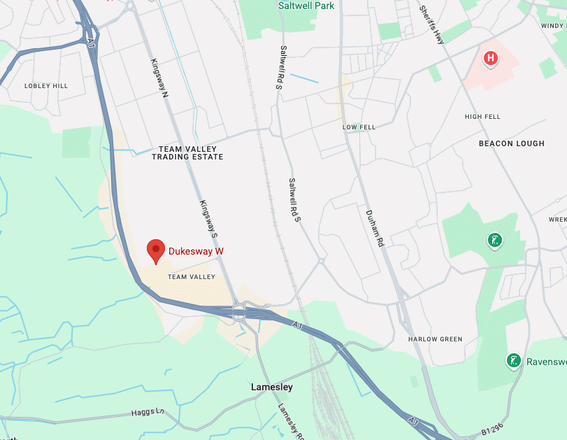 Newcastle Depot Map